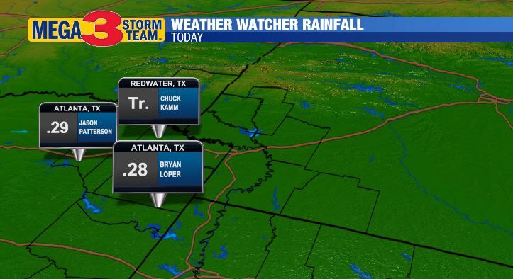 North ArkLaTex Weather Watcher Reports